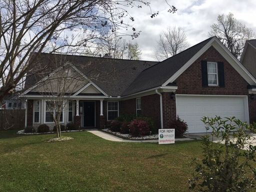 A single black coloured house with large lawn in front of it at 447 Maple Oak Lane Charleston, SC 29414