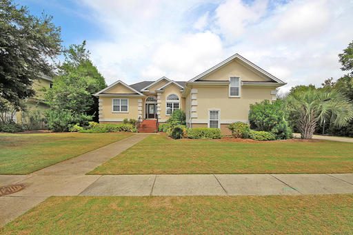 An image of single story yellow coloured house at 604 King Haven Lane Johns Island, SC 29455