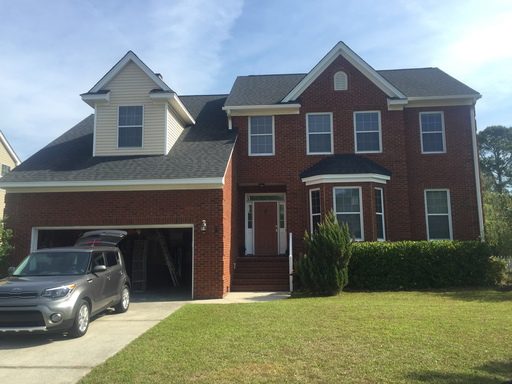 An image of two story red coloured house at 110 Revolution Drive Mount Pleasant, SC 29464