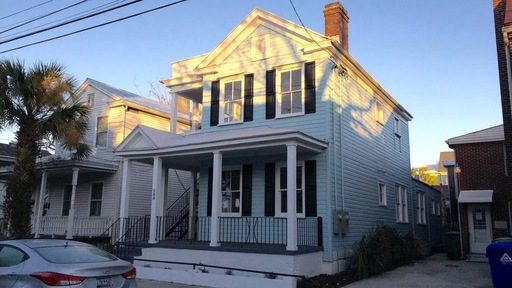 A white coloured house at 288 Sumter Street, Unit B Charleston, SC 29403