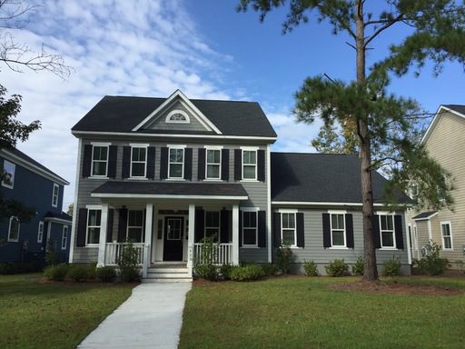 A large two story black coloured house at 422 Hamlet Circle Goose Creek, SC 29445