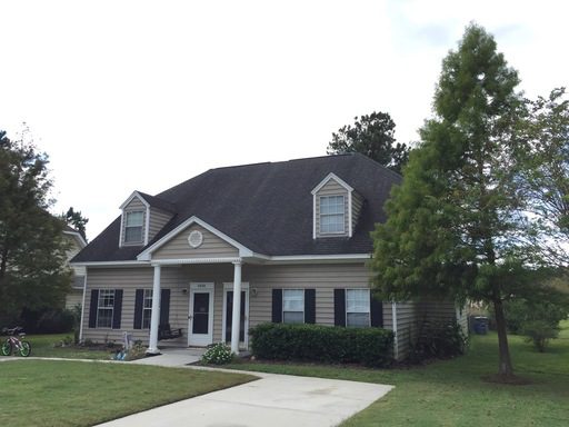 A single story black coloured house at 4846 Habersham Lane Summerville, SC 29485