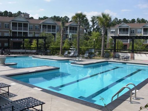 An image of a large swimming pool at 1019 Basildon Road Mount Pleasant, SC 29466