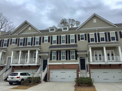 A large greyish brown colour townhouse at Carolina Towne Court Mount Pleasant, SC 29464