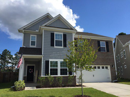 A two story black coloured house at Black Willow Lane Ladson, SC 29456