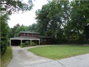 Single Story red house at Park Place South North Charleston, SC 29405