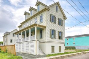 An image of the large two story house at great Eastside location in Downtown Charleston