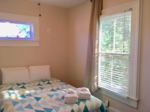 An image of a bed in the bedroom