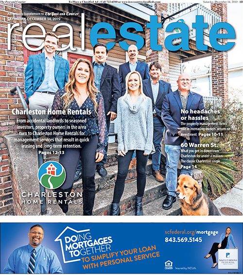 Cover page of real estate magazine 