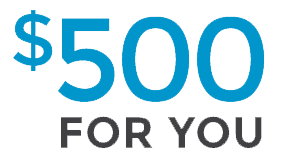 500 For You Landing Page